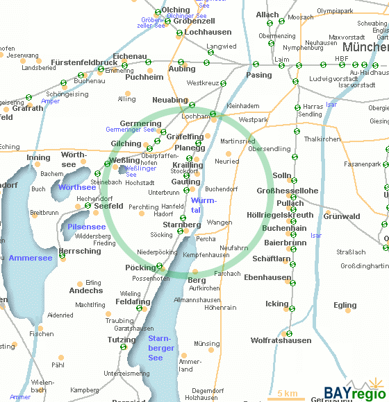 map of Gauting